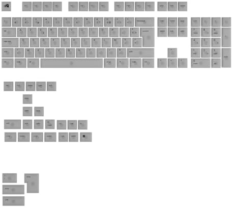 GLORIOUS Polychroma Capuchons Touches RGB AZERTY Français | Design Translucide Polycarbonate Super Durable, Profil Cherry MX, Impression UV Ineffaçable, Illumination Éclatante Parfaite