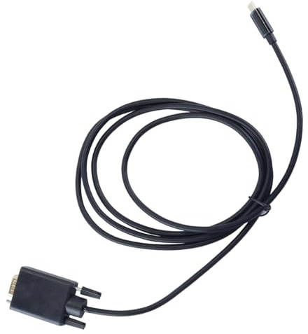 Orivin Adaptador USB-C a VGA de 1,8 m, convertidor de tipo C macho a SVGA macho 1080P para Pro/Air/2020/2019/2018 y todos los dispositivos USB-C