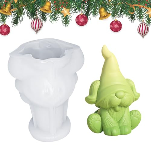 Weihnachten Kerzenformen Silikonform Weihnachtshund Kerzengießform Silikon Weihnachten Kerzen Silikonform Candle Mold Kerzen Formen Silikon DIY Weihnachten