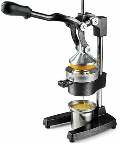 HOTAPEPU Juicer Arancione in Ghisa in Acciaio Inossidabile Facile da Pulire - Spremiagrumi Professionale - Spremiatura di Limone in Acciaio Inossidabile Durevole per Bar Ristoranti A Casa Uso ~/