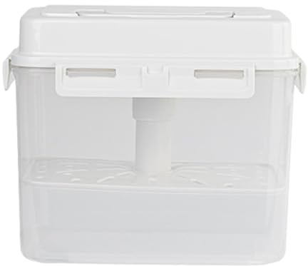 Containers – 4/5L Clear Fermentation Storage Box with Lid Handle, Airtight Press Pickle Fermenting Container | Preserve Fresh Flavor for Refrigerator Kitchen Food Storage