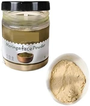 SM Natural Face Wash Powder - Polvo de pulpa de moringa, 80 g