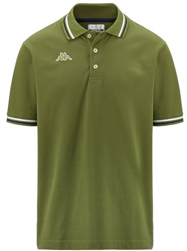 Kappa Polo Maltax Military-blue-bianco XL