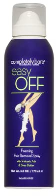 completely bare easy OFF Foaming Hair Removal Spray - Moisturizing Shea Butter & Aloe Vera