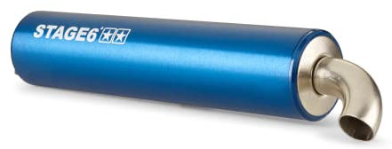 Rear Silencer Stage6 Pro Replica MK2 Blue