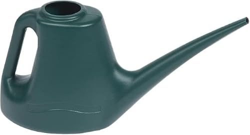 Garden Watering Can with Detachable Sprinkle Rose Head Lightweight Watering Green Plastic Indoor Outdoor Water Sprinkler Hydrate Water Can Sold By FIRST CHOICE KAYA (1 L)
