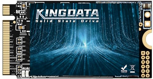 KINGDATA M.2 2242 SSD 512GB NVMe PCIe Gen3 x 4 Internal Solid State Drive, 3D NAND TLC, Gaming SSD, R/W Speed up to 2200MB/s and 1800MB/s (M.2 2242 PCIe, 512GB)