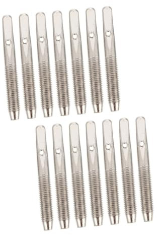 ibasenice 14 Stück Schnur Leier Befestigungsnägel Zitherstift Gitarreninstrument Stimmwirbel Für Musikinstrumente Hammer Ersatzteile Für Gitarren Zither Stimmwirbel Metall Brücke Stimmen