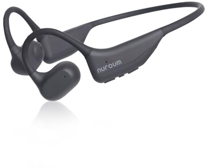 Nuroum OW20 Cuffie Sport, Auricolari Senza Fili Bluetooth, V5.3 Connessione Multipunto, Volume Potente, 15 ore Durata, Sicurezza Open Ear per Corsa/Allenamento, Compatibile con Telefono/PC/Mac