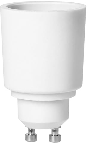 MIRATIC Adaptateur GU10 vers E27 - Convertisseur Douille Ampoule Led