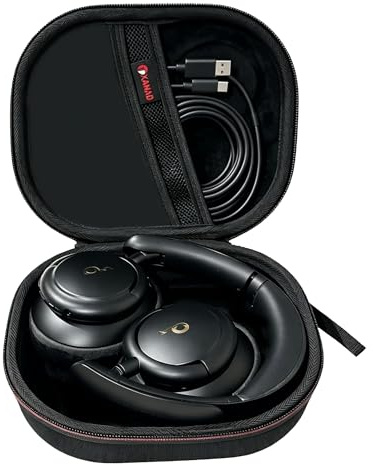 XANAD kopfhörer Tasche für JBL Tune 510BT / 520BT / 530BT / JLab JBuds LUX/Bose QuietComfort/Sony WH-CH720N / Philips TAK5500RT Bluetooth Over Ear Kopfhörer (Schwarz)