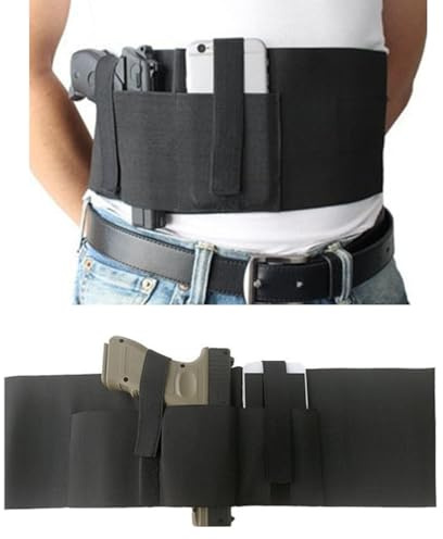 HOUSON Bauchbandholster, Pistolenhalfter Gürtelholster Taille Verborgen Tragen Elastische Taktische Belly Band
