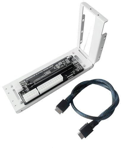 Rfeeuubft Base para Soporte de GPU para Tarjeta Gráfica Externa Oculink M.2 SFF 8611, Adaptador PCIe 4.0 X4 Gen4 para Notebook GDP NUC