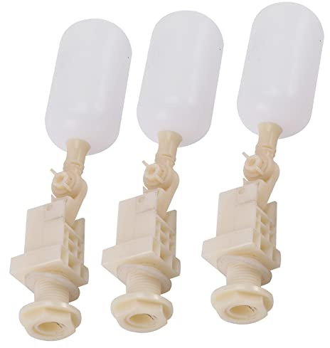 Harewtwy 3 Pack Float Valve for Automatic Waterer Bowl Horse Cattle Goat Sheep Pig Dog Water Trough Farm Supplies