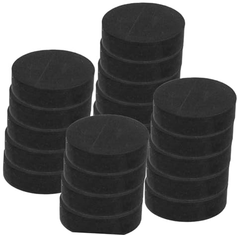 BCOATH Pieds Invisibles pour Pots De Fleurs Auto-adhésifs Eva 56 Mm x 15 Mm, Rehausseurs Antidérapants pour Jardin Terrasse Balcon, Lot de 20 Supports Surélevés pour Plantes Extérieur Intérieur