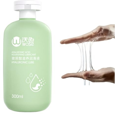 Großvolumiges Gleitgel auf Wasserbasis(300ml) Natürliches Gleitmittel mit Aloe Vera Extrakt Geeignet für Vaginaler Trockenheit und Verkehr Nicht Klebrig, Geeignet für Sexspielzeug und Kondome
