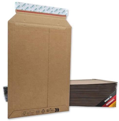 easydruck24de Versandtaschen B4 Wellpappe 25er Set - Umlaufender - az249