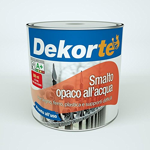 GDM 600017000460210 SMALTO ALL'ACQUA OPACO GIALLO SOLE, 500 ml (Confezione da 1)