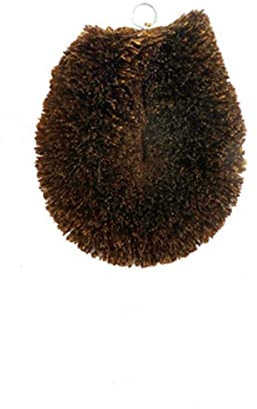 Kitchen Wok Brushes Cleaning Dish Scrubbing Bottle Scrub Brush,Remove Oil Filter Screen Brush Palm Vegetable And Fruit Brush Kitchen Cleaning Brush(Color:Brown,Size:11X8.5CM)