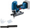 Bosch Professional 18V System Cordless Jigsaw GST 18V-125 S (ideal for curved cuts and section cuts, SDS saw blade holder, incl. 1x jigsaw blade, dust extraction set)