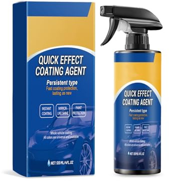 PTOSYAPE Quick Effect Coating Agent For Car, The Highly Efficient Ceramic Coating Spray That Combines Repair, Protection And Brightening 120ml