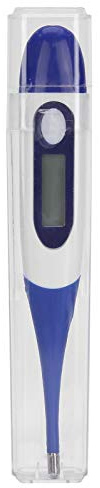 EVTSCAN Thermomètre Professionnel pour Animaux de Compagnie, thermomètre vétérinaire numérique Rapide, thermomètre pour Animaux de Compagnie pour Chiens, Chats, Chevaux, bovins, (sans Batterie)