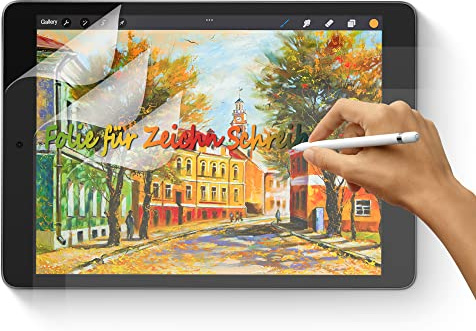 3 Stück Like Matte Papier Folie für iPad 9./8./7. Generation 10,2 zoll | [Blendfreiem] PET Papier Gefühl schutzfolie zum Zeichnen, Schreiben, Skizzieren