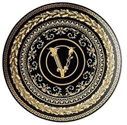 VERSACE - Virtus Gala Black Piatto Piano 17cm 19335-403729-10217