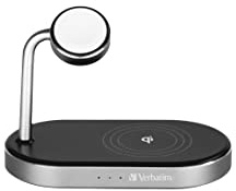 Verbatim WcS-02 Universale Nero Usb Carica Wireless Ricarica Rapida Interno (wcS-02 Aluminium 3-IN-1 Qi)