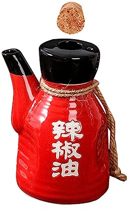 BESTonZON Gewürzspender Japanischen Stil Küchensaucenflasche Für Öl Dressings Essig Praktisches Küchenzubehör Für Dosierung