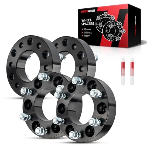 Torchbeam 6x135mm to 6x139.7mm Wheel Adapters 1.5 inch with M14x2 Thread Pitch,87.1mm Hub Bore,4pcs Adapters for F-1-50, Expedition, Navigator, Mark LT,Changes Bolt Pattern