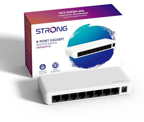 STRONG Switch Gigabit a 8 porte (plastica)