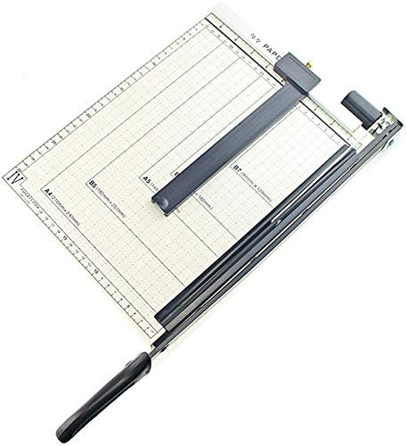 XINYUNFEI Papierschneider a4 Maschine Papierschneider, Fotos Schneiden Messer, A4 Papierschneider 12inch Papierschneider Mit Automatischer Sicherheit Safeguard Guillotine(Silver)