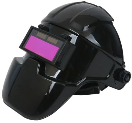 Helmet de soldadura, casco de soldadura ligero, casco de soldadura ligero, casco de soldadura ajustable, casco plegable para soldar y soldar
