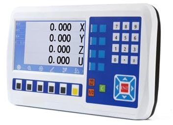 Lettura digitale, Kit di visualizzazione for sistemi di lettura digitale BIG LCD Dro a 2 o 3 assi con 11 lingue for torni, fresatrici, macchine CNC,Funzionamento semplice(2 axis dro)