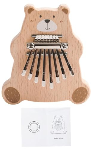 Giocattolo educativo musicale multifunzionale generico - dito pianoforte, pianoforte pollice | pianoforte portatile 8 chiave | Strumento portatile per bambini adulti