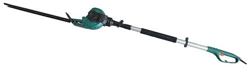 Alivio 450W Corded Pole Hedge Trimmer – 555mm Dual-Action Laser Cut Blade, 4-Position Pivoting Head, Lightweight Electric Cutter for Hedges, Bushes & Shrubs – Cuts Up to 16mm