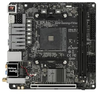 motherboard B450 GAMING-ITX/AC Fit For ASROCK Motherboard Mini-ITX For AM4 CPU SLOT Ryzen 5600X 3600 5600G 3300X DDR4 M.2 NVMe