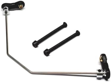 XBERSTAR Främre bakre svängstång länk anti-rullstång set för Tamiya 1/10 Hornet EVO RC rostfritt stål anti-rullstång set (bakre gungstång)