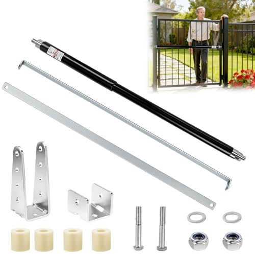 WUDLEP TB200 Heavy Duty Hydraulic Gate Closer, Outdoor Gate Closer, Black