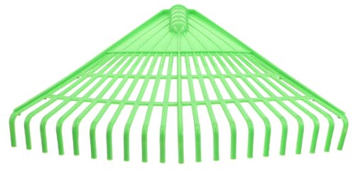 Healifty Rastrello da Giardino in Plastica Pp 21 Denti Robusti, Rastrello per Foglie e Prato per Impieghi Gravosi, Attrezzo Manuale per Pulizia Giardino e Agricoltura, Utensile