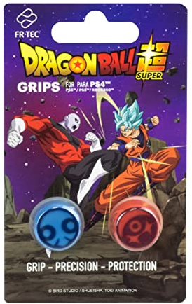 FRTEC Dragon Ball Super Thumb Grips Noir 'Universe' (PS4, PS3, XB One, X360, Wii, Wiiu) en Caoutchouc pour Console de jeu