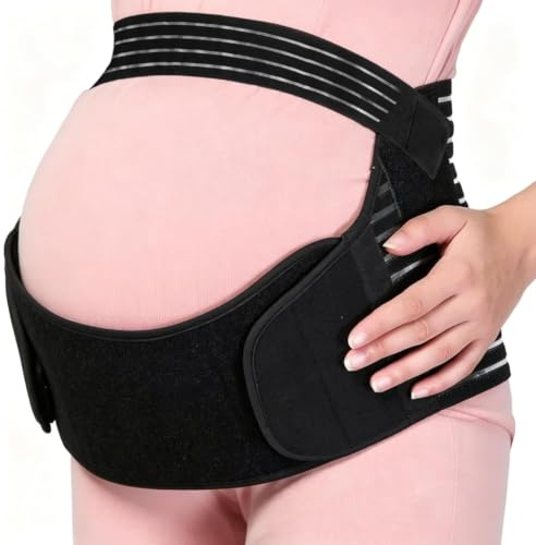 TSLBW Fascia per Gravidanza Cintura di Maternità Fascia Lombare di Sostegno per la vita e la Pancia per la Preparazione al parto Allevia il dolore pelvico dell'anca (M L XL XXL)
