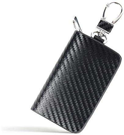XPEX 1 Pièces Porte Clé Voiture,Clé De Voiture Étui En Cuir,Etuis Porte-Clés,Pochette À Clés En Pu Cuir Pochette Porte Clef Avec Porte-Clé Voiture,Mini Poche Monnaie Étui Porte-Clés Pour Femmes,Hommes
