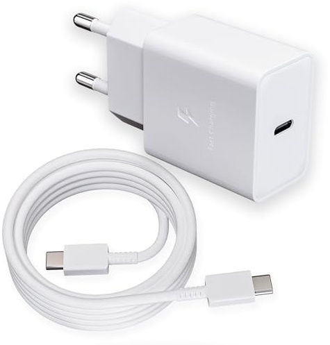 Chargeur Rapide 15 Watt avec Câble 2M pour Samsung Galaxy S22,S21,S20 Ultra,Note8,S10,S9,S8,A54,A53,A34,A14,A13,M54,Z Flip 3,Z Fold3 5G, Type C Téléphone Portable USB C Chargeur Rapide Adaptateur