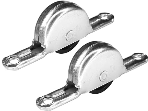 cyclingcolors 2x rueda de armario 18mm puerta corredera guías de carro corredizas muebles nylon
