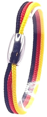 JoJewelry Damen Fan-Armband verschiedene Nationen mit Geschenkbox