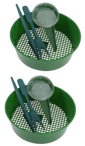 Yardwe 2 Juegos De Herramientas para Plantar Y Sembrar Kit De Plantador De Tierra Plantador De Plántulas Herramienta De Plantación Sembradora De Enraizamiento Trasplantadora