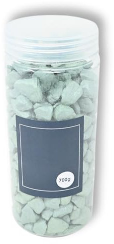 damaloo 700 g di pietre decorative metallizzate – Pietre decorative per vasi, candele, mini stagno, giardino e decorazione da tavolo, ciottoli granulati decorativi da 10 – 20 mm, ghiaia decorativa per