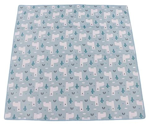 Bonbela Alfombra de Juego Acolchada Impermeable Extragrande, Reversible, Plegable, para Gatear, con Respaldo Antideslizante, para Que los Bebés y Niños Pequeños Aprendan a Caminar y